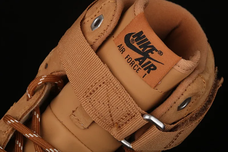 All categories Nk Air Force 1 Air Force series Nk Air Force 1 High Air Force high top Nk Air Force 1 High '07 2019 new version of wheat color Air Force One high top sneakers CJ9178-200
